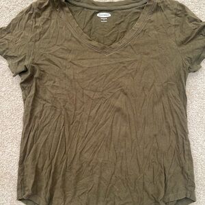 Old Navy Women's Short Sleeve Olive Tee